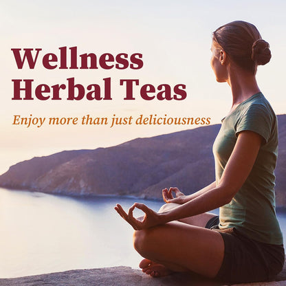 FullChea - Rooibos Tea Bags, 60 Counts - Premium South African Natural Rooibos - Non-GMO - Caffeine-Free - Antioxidant-Rich & Supports Digestion