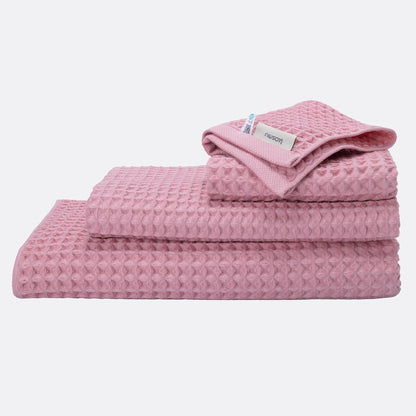 Luxury Organic Japanese Cotton Hair Drying Waffle Towel Wrap for Women | Absorbent, Quick-Dry Head Turban for Shower, Sauna, Spa | Extra Large for Long, Curly, Straight Hair With Button (White, 1 Pc)