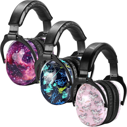 ZOHAN EM030 Kids Ear Protection, Noise Cancelling Headphones Ear Muffs for Autism Sensory, Safety Noise Reduction Hearing Protection for Monster Truck/Concerts/Fireworks/Air Shows