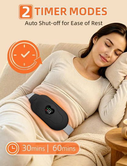 Glyduny Portable Heart Heating Pads, Electric Cordless Heat Pad