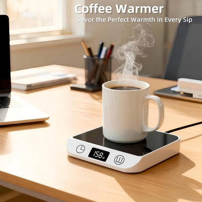 Coffee Mug Warmer & Candle Warmer 2-in-1, Electric Cup Warmer for Desk