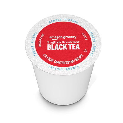 Amazon Grocery, English Breakfast Black Tea Pods, 2.45 Oz, 24 Ct (Previously Happy Belly)