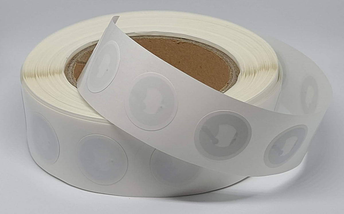 NTAG215 NTAG 215 25mm NFC Stickers Works with TagMo (Android) and Placiibo (iOS) and All NFC Applications (50 Stickers)