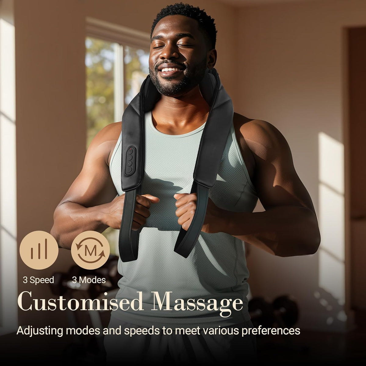CuPiLo Cordless Neck and Shoulder Massager with Heat,HSA Store FSA Eligible