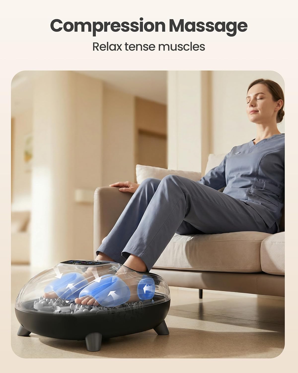 CILI 2026 Upgraded 4-in-1 Heated Foot Massager with Shiatsu, Compression & Vibration, Gifts for Women Men,Feet Massager Machine with Remote Control, Deep Kneading, Fits Big Feet 14 Men