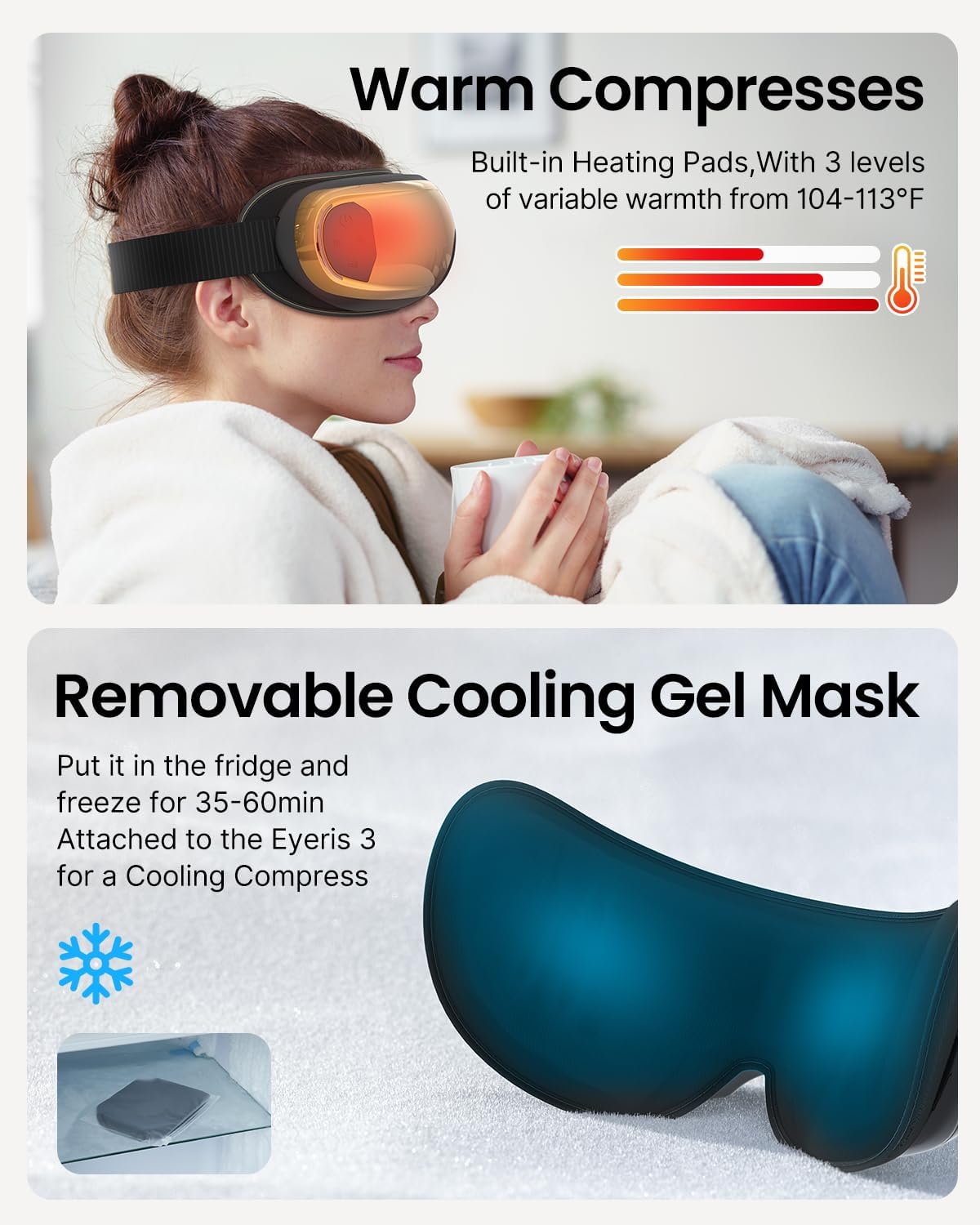 RENPHO Eyeris Masc Head and Eye Massager, FSA Eligible HSA