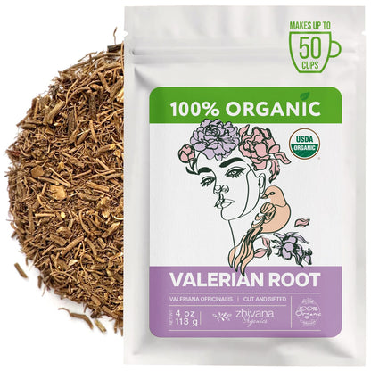 Organic Valerian Root Tea (4oz.) - Te De Valeriana - Sleep, Stress Response