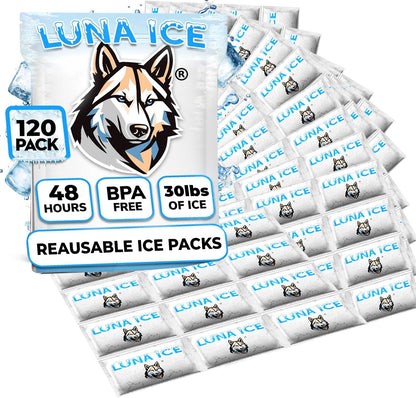 Dry Ice Packs for Shipping - Long Lasting ice Packs - 24+ Hour Freeze Power - BPA Free - 12 Pack Bulk 3 lb – Hielo Seco - Reusable Gel Bricks for Food