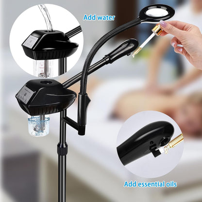 Professional Facial Steamer for Deep Cleansing and Hydration, More Steam