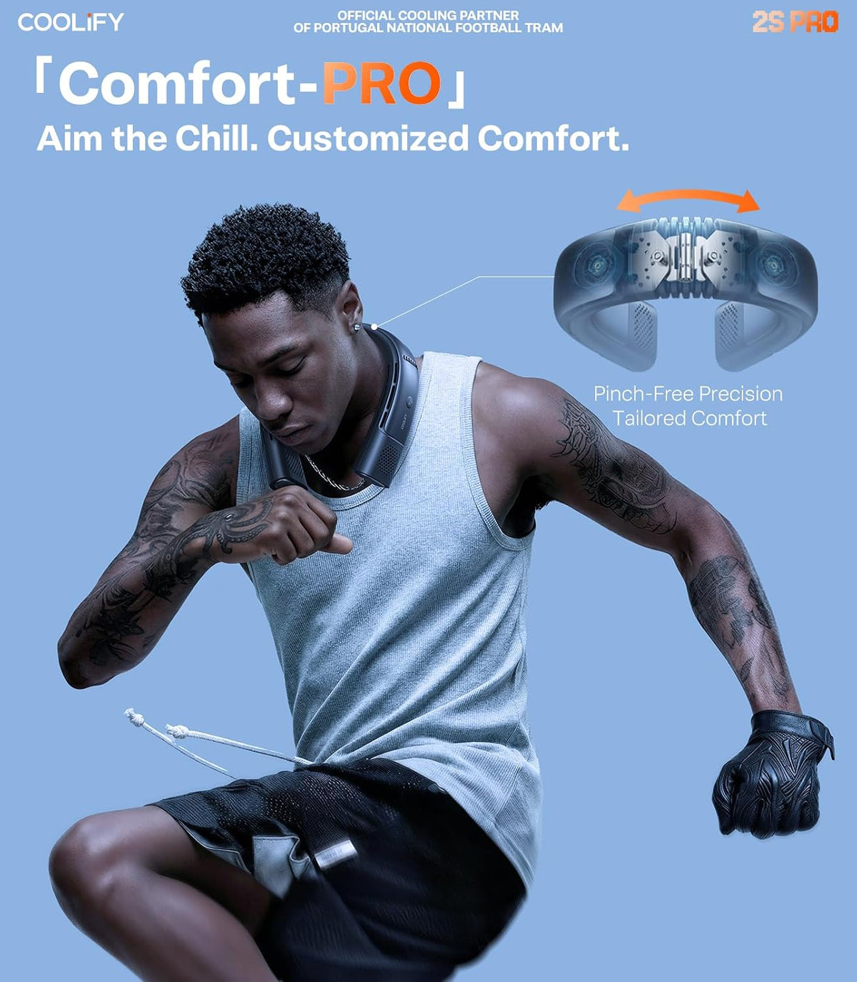 TORRAS Coolify 2S PRO #1 Neck Cooler & Neck Air Conditioner, Black