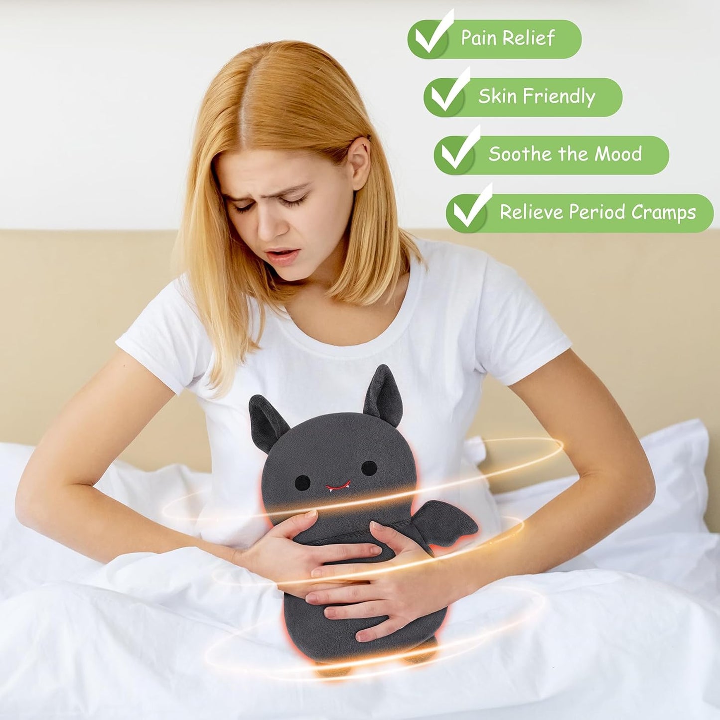 Microwave Heating Pad for Period Cramps,Otter Microwavable Heating Pad for Shoulder Neck Back Knee Pain Relief with Lavender Scented,Cute Otter Plush Toys Heat Pack for Women Kids Birthday