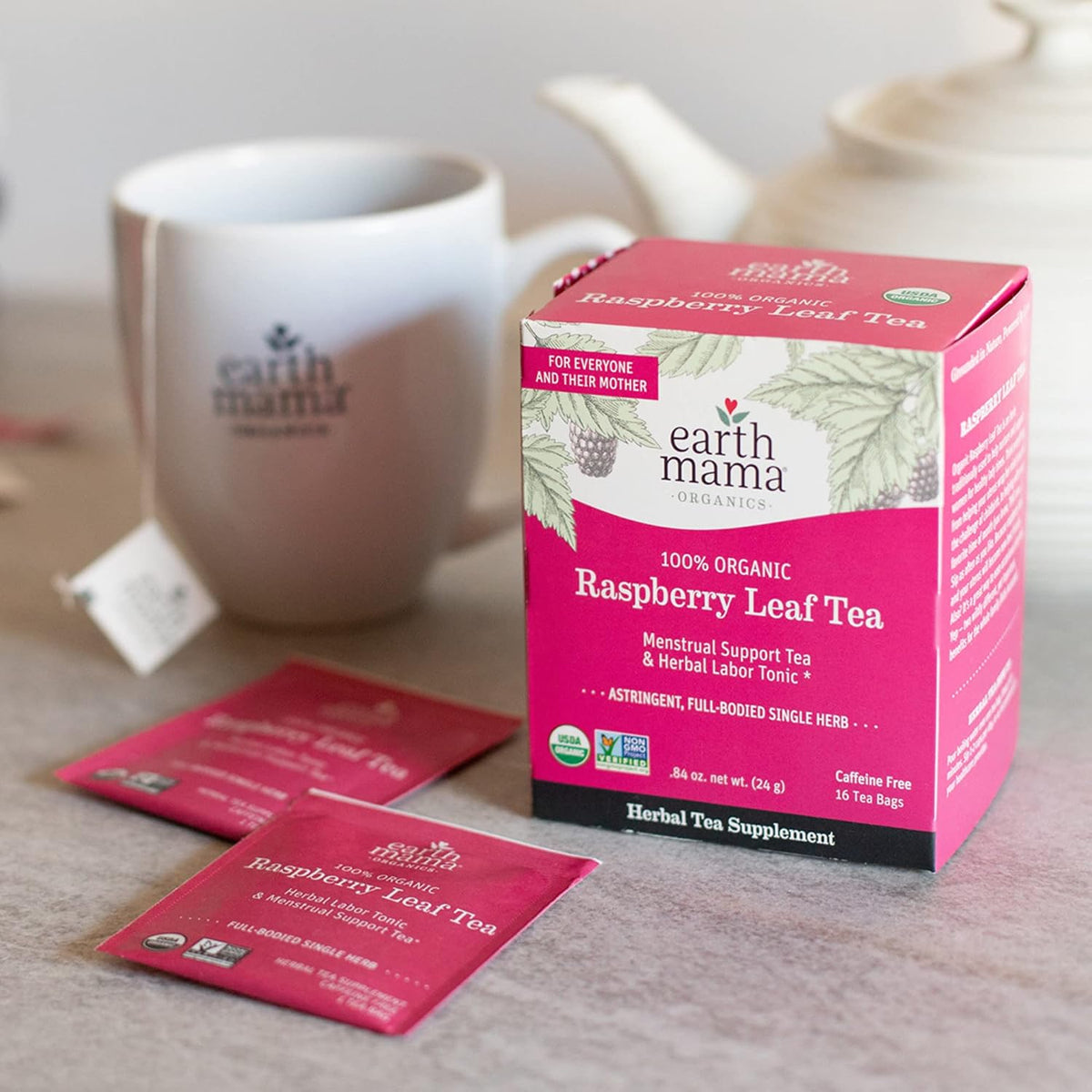 Earth Mama - Organic Raspberry Leaf Tea - 48 Teabags