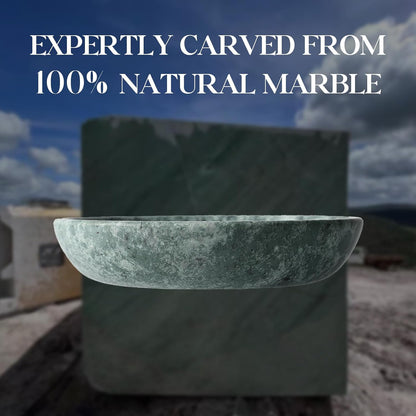 Koville Italian Travertine Incense Holder, 6" Incense Holders for Sticks, Sturdy Incense Burner Ash Catcher, Ideal for Meditation, Relaxing, Easy to Clean