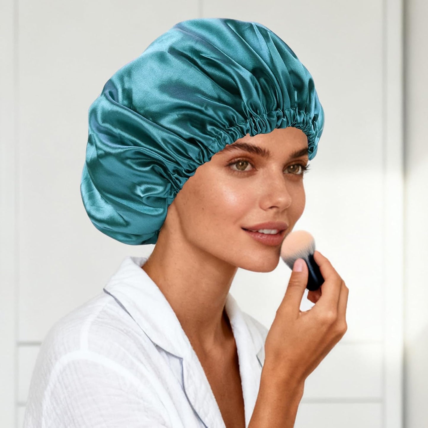 Satin Bonnet Double Layer Silk Bonnet for Sleeping Women for Natural Curly
