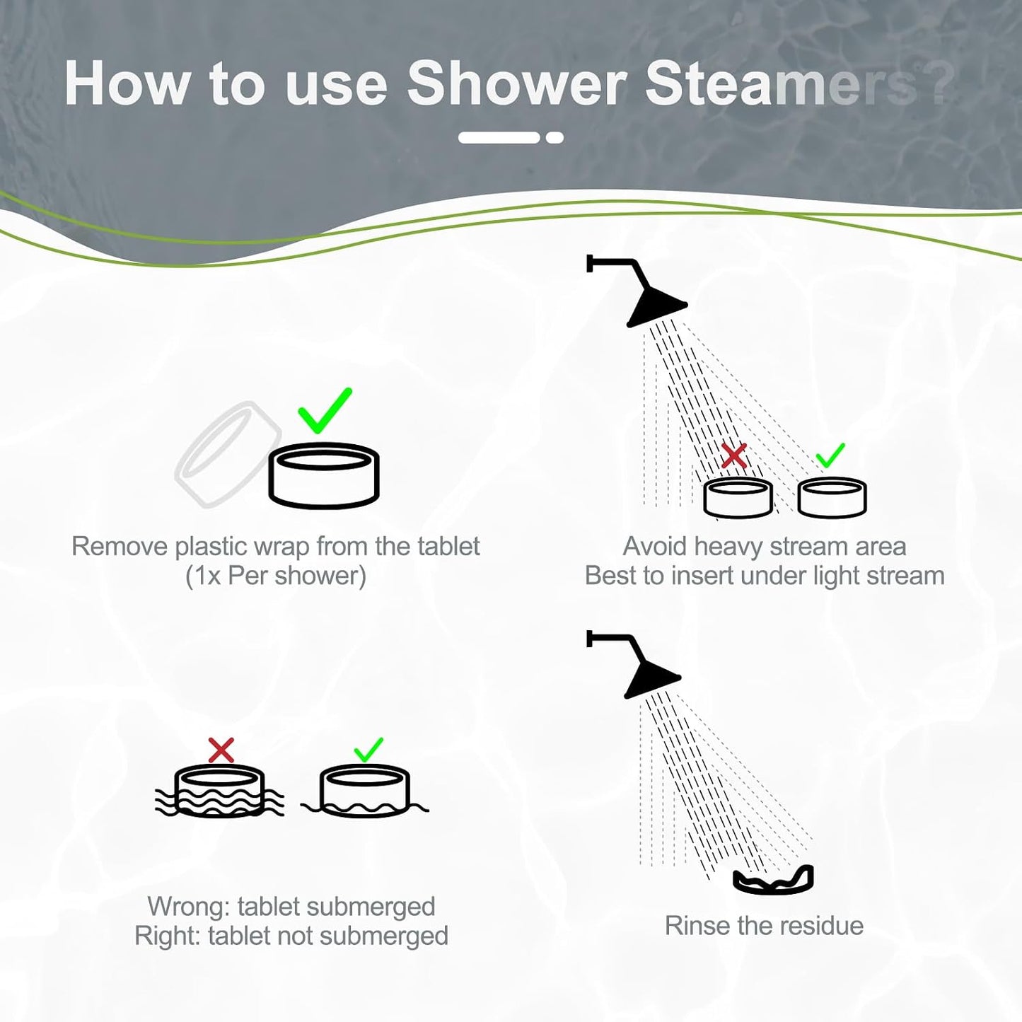 Shower Steamers Aromatherapy Birthday Gifts for Women - SWCANDY 8 Pcs Travel Essentials, Hotel Shower Spa Holidays Mom Wife Grandma Sister Her Self Care Relaxation with Natural Essential Oils Home