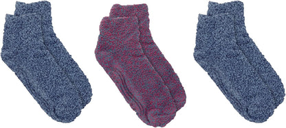 Dr. Scholl's Womens Low Cut Soothing Spa - Lavender & Vitamin E Infused 2 3 Pair Packs Bottom Grippers Sock, Blue, Pink/Blue, 4-10 US