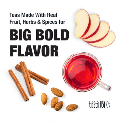Tiesta Tea Nutty Almond Cream Cinnamon Almond Herbal Tea Loose Leaf 2.1oz