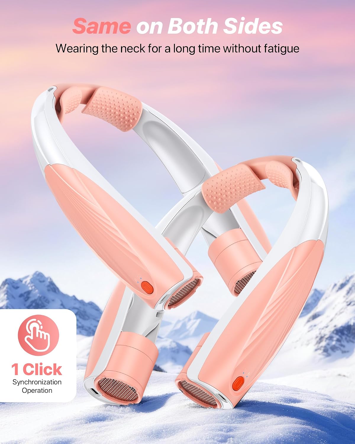 Kesguar Portable Neck Fan, 20H RunTime, 6000mAh Rechargeable