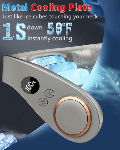 Portable Fan Clip on Pants-Personal Little Light Weight Waist Fan Coolclip Belt Hip Pocket Hard Hat,Wireless Wear Charging Battery Powered Quiet Undershirt Waist Band Coolclip Fans Adult Kid White