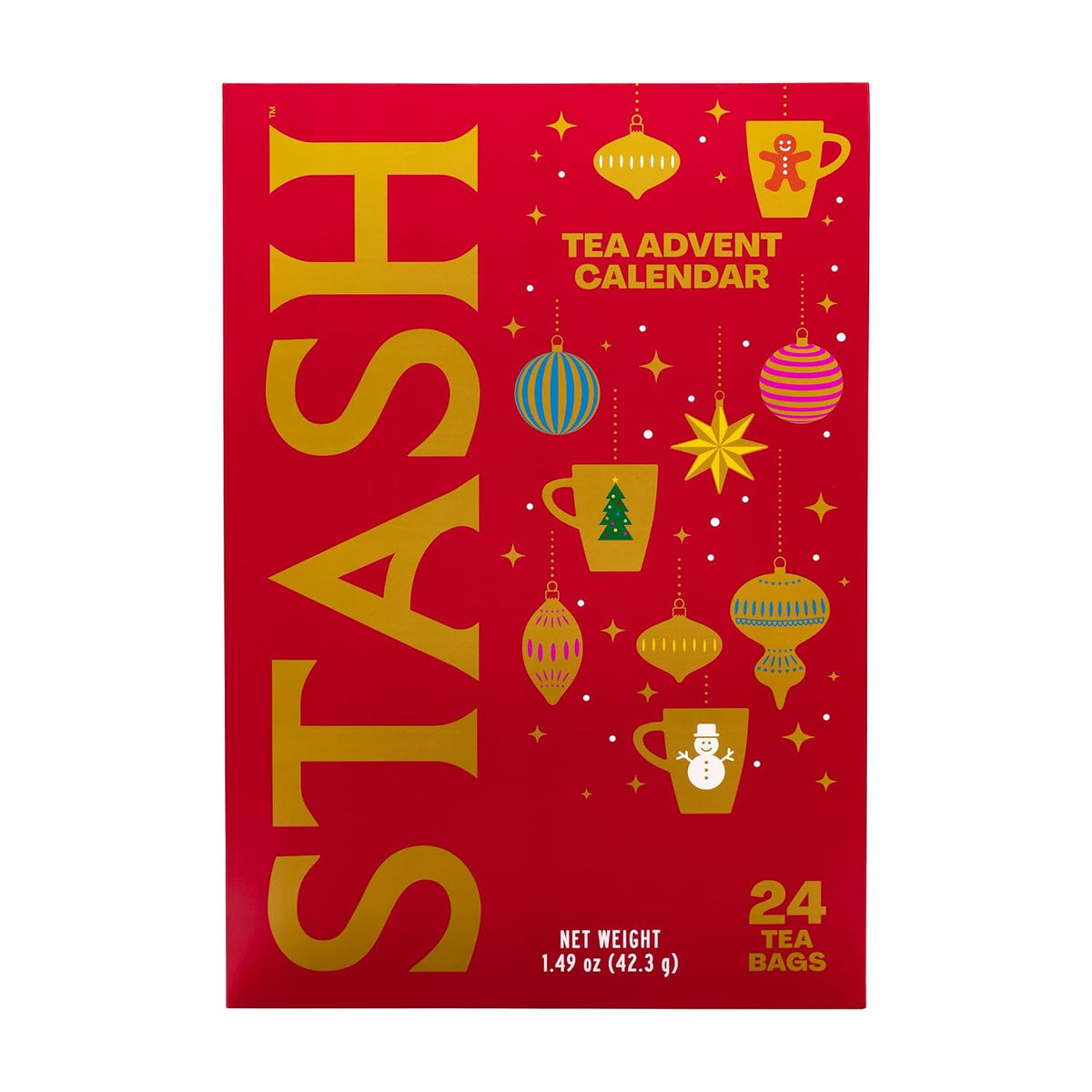 STASH Tea Advent Calendar 2026, 24 Bags, Black, Green & Herbal Teas