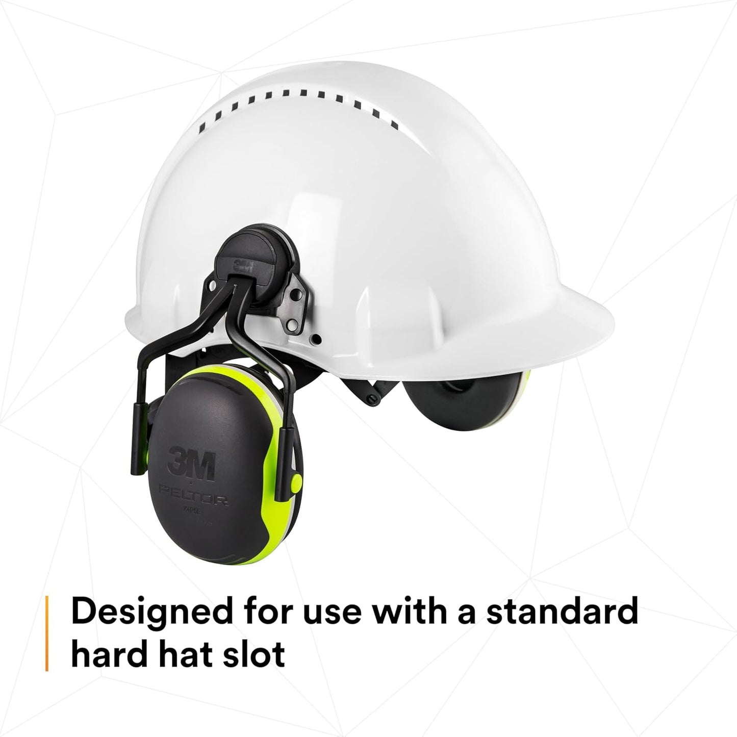 3M PELTOR Hearing Protection Earmuffs, X4 Series Noise Protection, Construction, Manufacturing, Assembly, Sanding