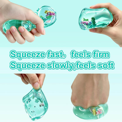 Stress Cube Squishy Fidget Toys- 2 Pack Squeeze Toys, Gifts Anxiety Relief Items for Teens & Adults Men Women, Office Desk Accessories Sensory Toy for Anxiety ADHD, Party Favors Goodie Bag Fillers