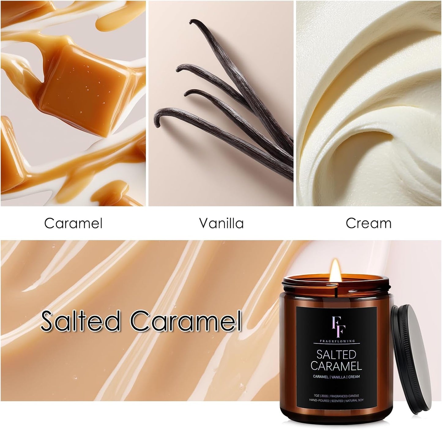Scented Candles for Home Scented Aromatherapy Candles, 4 Pack 28 Oz Soy Wax Candle Gift Set Valentine's Day Gift for Women Men (Lavender/Vanilla//Sandalwood Rose/Moroccan Amber)