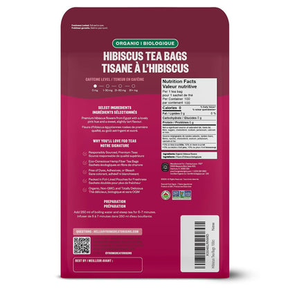 FGO Organic Chamomile Tea, 100 Count, Eco-Conscious Tea Bags, Resealable Bag, Packaging May Vary (Pack of 1)