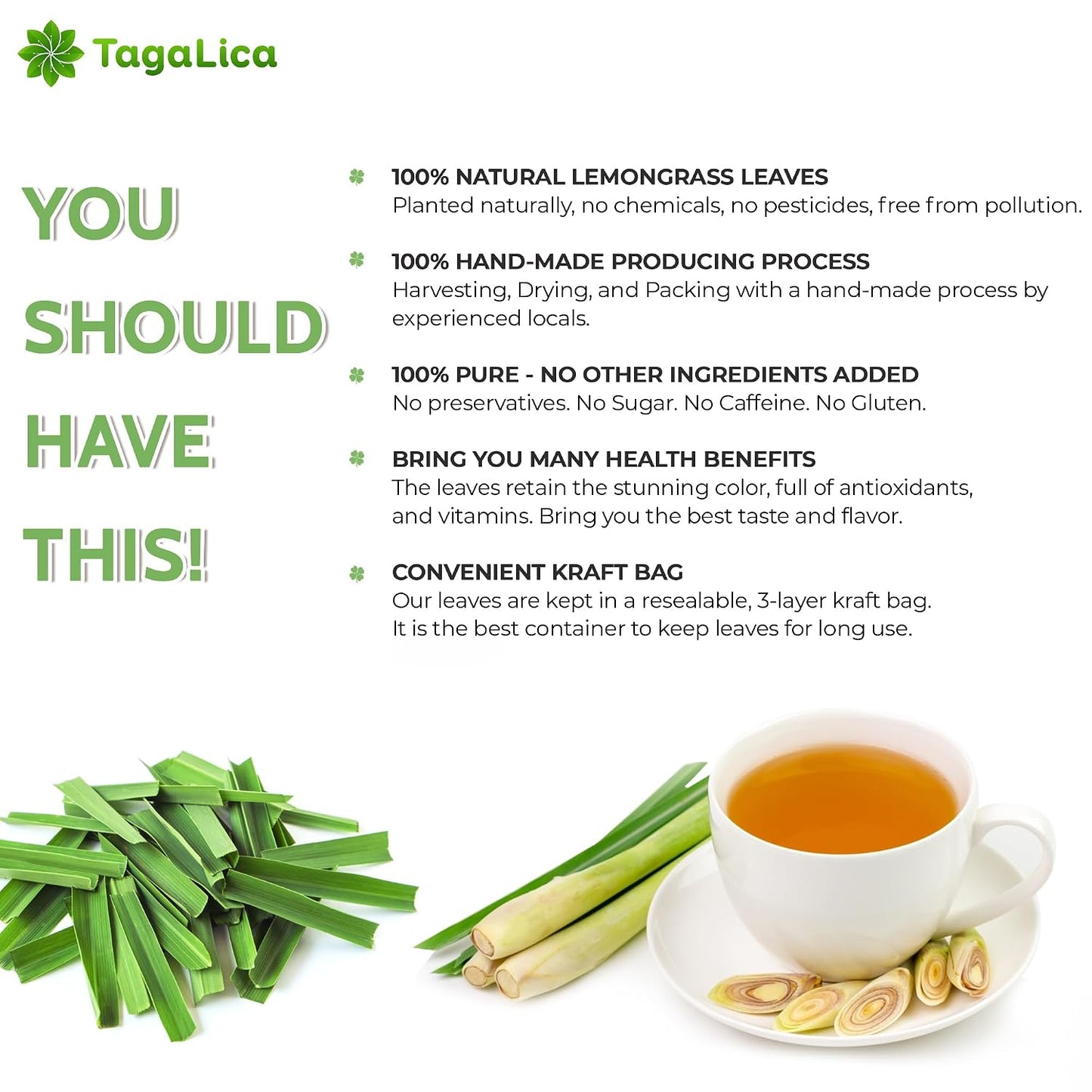 Tagalica, Premium 135 Dandelion Root Tea Bags, 100% Natural & Pure from Dandelion Root, Eco-Conscious Tea Bags, Herbal Tea. No Sugar, No Caffeine, No Gluten, Vegan