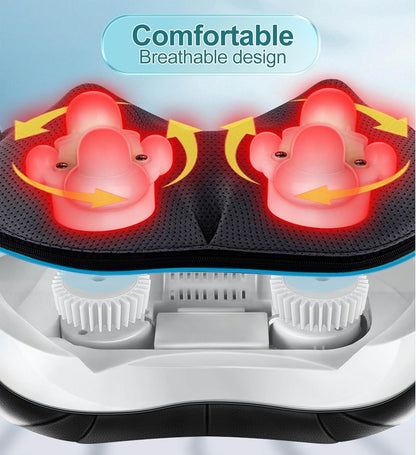 Mo Cuishle Women Men Gifts, Shiatsu Back Shoulder and Neck Massager with Heat, Electric Deep Tissue 4D Kneading Massage, Best Gifts for Mom Dad Wife Husband her Him, Christmas, Birthday (NOT Cordless)