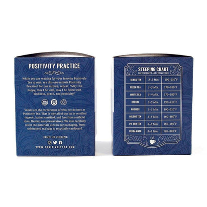 Positively Tea, Organic Earl Grey De La Crème Black Tea Bags, 20 Count