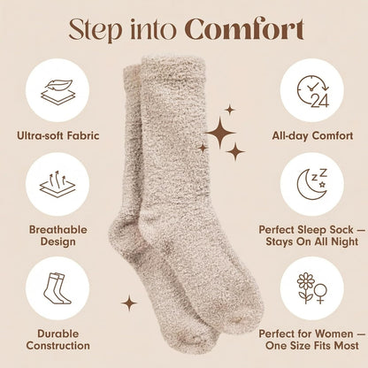 Unboxme Gifts Warm & Cozy Ultra-Luxe Cloud Sock, Gift for Women & Men