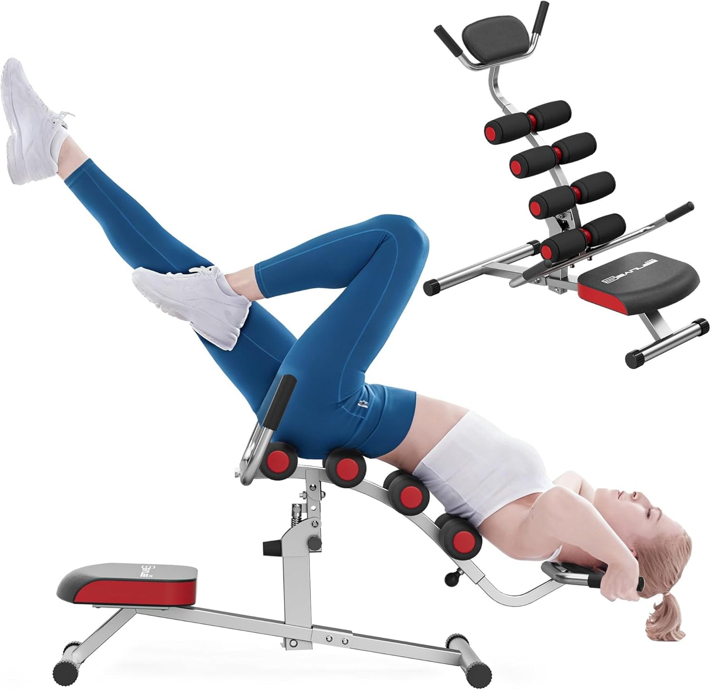 seanleecore Inversion Table for Back Pain Relief - 350lbs Capacity, Improve Posture and Spinal Health - Ideal for Home and Gym Use