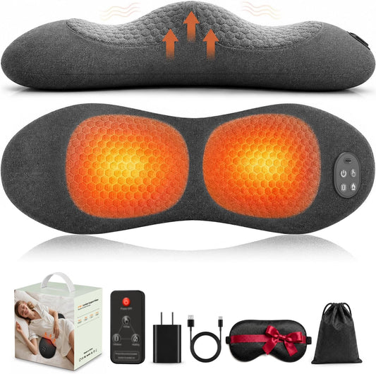 Upgraded 3-in-1 Triple Fusion Back Massager with Remote Control Cordless