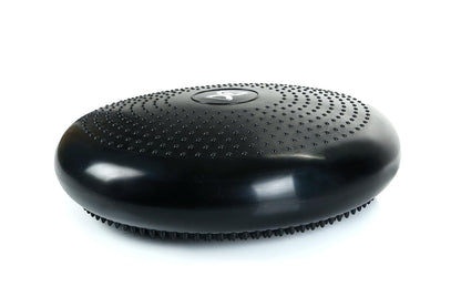Cando-30-1870 CanDo Inflatable Balance Disc for Balance Training, Proprioception, Strengthening Lower Extremities, Posture, Back Pain, Stress Relief, Restlessness and Anxiety. Black, 14” Diameter
