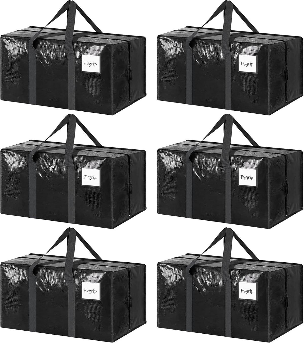 Extra Heavy Duty Large Moving Bags with Strong Zipper, Dark Blue
