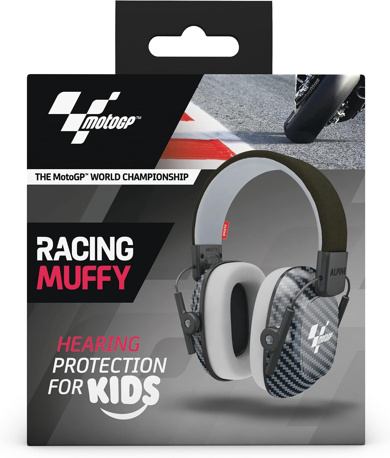 Alpine Muffy Kids - Hearing Protection - CE & ANSI Certified - Adjustable for Ages 3-16 years - Noise Cancelling Headphones - 25dB Sound Reduction Ideal for Protection and Concentration Aid – Black