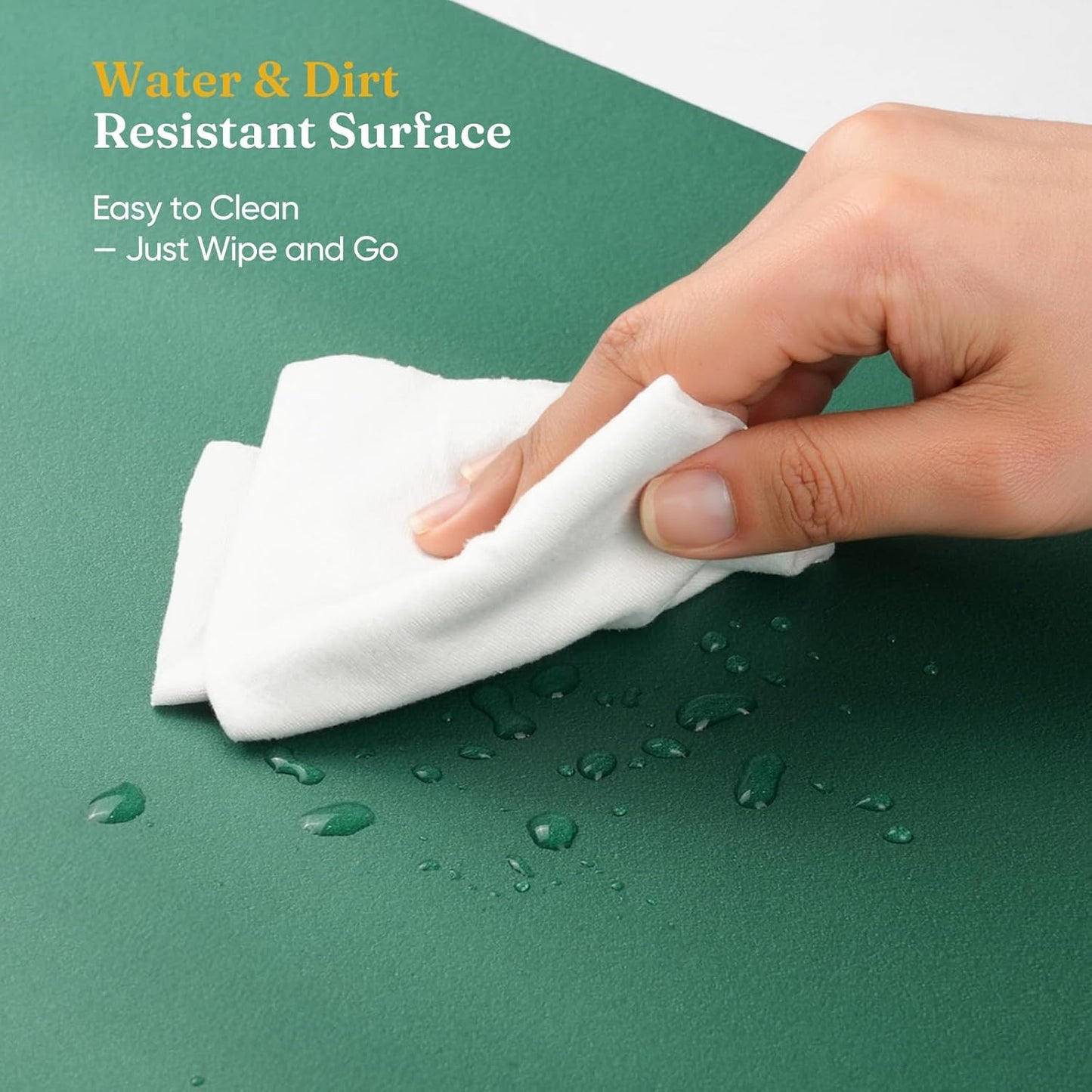 Grenebo 2-Pack 1.6" Extra Thick NBR Foam Garden Kneeling Pads, Ultra Soft Cushion Kneeling Pads for Gardening, Gardening Kneeling Pad for Baby Bathing, Work, Exercise, 17.3×11×1.6 in, Black