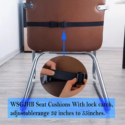 WSGJHB Car Booster Seat Cushion Posture Cushion for Long Sitting | Portable Breathable Mesh, Effectively Increase The Field of View Ideal for Office, Home, Car Angle Lift Seat Cushions,Black
