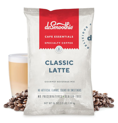 Café Essentials Matcha Green Tea Latte Frappe Mix – No Artificial Colors, Flavors, or Sweeteners – Shelf Stable – 51mg of Caffeine – Great for Hot, Iced, & Frozen Frappes (3.5 lb Bag, 30 Servings)