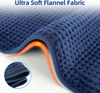 Comfytemp Extra Large Heating Pad for Back & Period, 33''x 17'' King Size FSA Eligible Pack, Birthday Gifts for Women Men Mom Dad, HSA Electric XL Heat Wrap for Body/Shoulder/Neck/Knee, Washable, Blue
