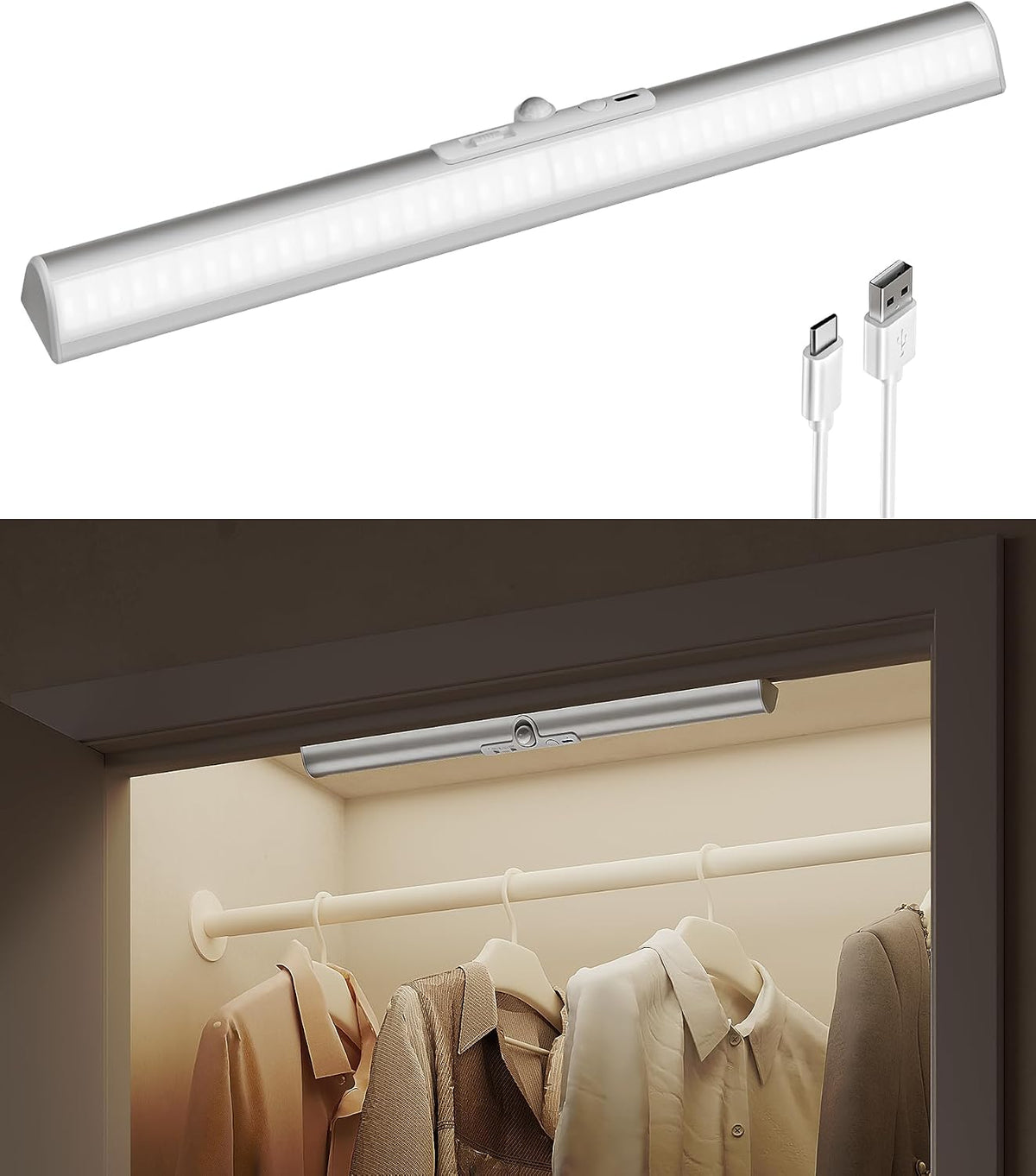 EZVALO 13-inch Closet Lights, Motion Sensor Lights Indoor