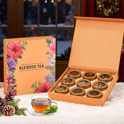 Loose Leaf Tea Sampler, 5 Natural Assorted Tea Gift Set For Tea Lovers