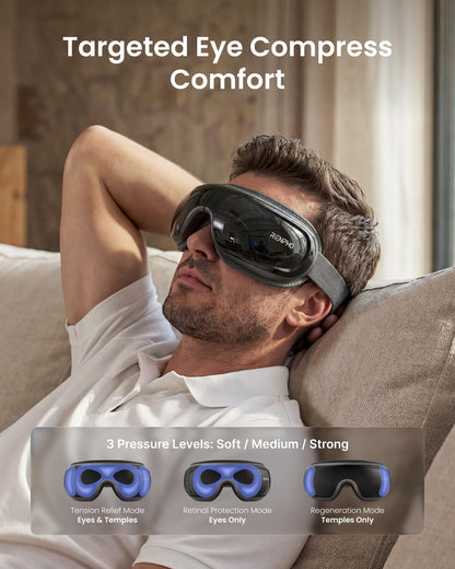 RENPHO Eyeris 3 Eye Massager with Heat and Cooling, Massaging Eye Mask