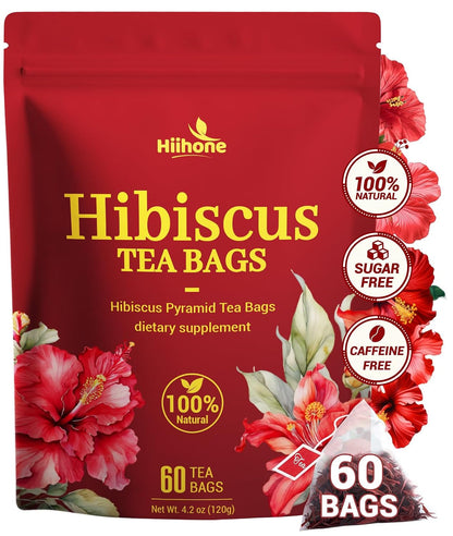 Lemon Balm Tea Bags, Pure & Natural Melissa Officinalis Herbal Tea, Premium Dried Lemon Balm Leaf with Naturally Lemony & Citrusy Flavor, Caffeine-Free, Non-GMO, 100 Count