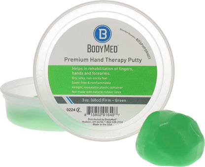BodyMed Premium Hand Therapy Putty, Yellow, 6 Oz., Soft, Strengthening Therapy Putty for Physical Rehabilitation