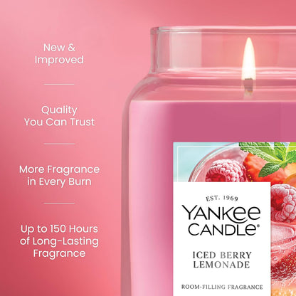 Yankee Candle Pink Sands Scented Candle, 22oz Large Jar