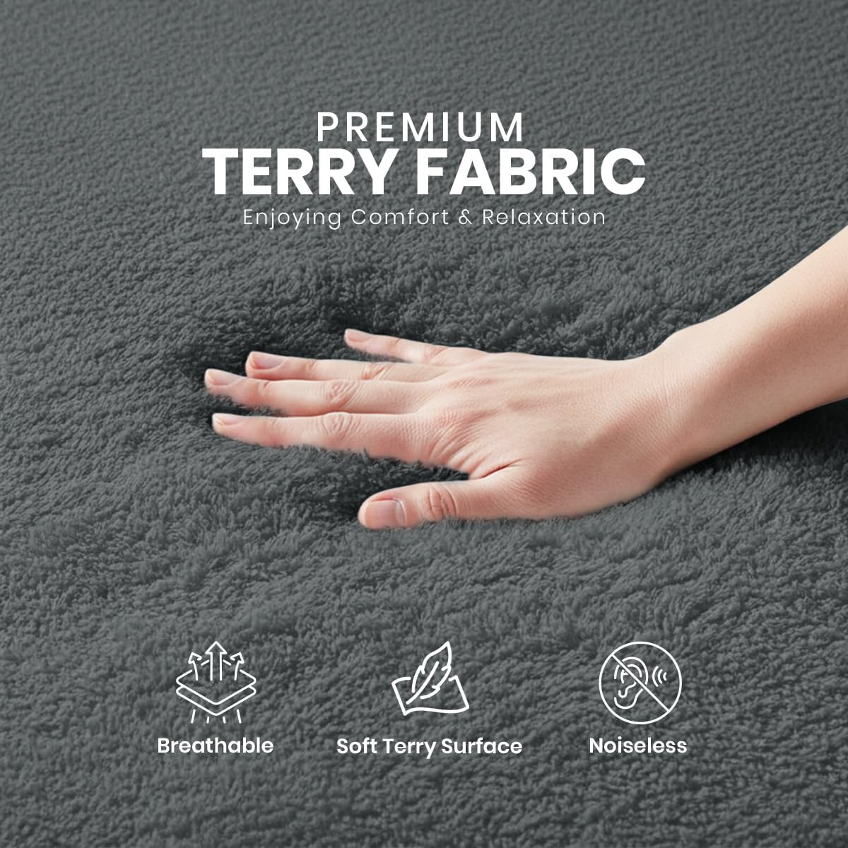 Queen Size Mattress Protector Waterproof, Premium 200 GSM Terry Mattress Cover, Soft & Breathable Bed Cover, Fitted Sheet Style Stretchable Deep Pockets 17" by Utopia Bedding (White)