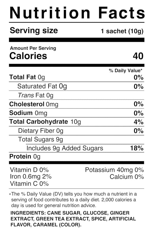Grace Instant Pre-Sweetened Ginger Green Tea - 4.94 oz - 2 Pack - Pure Green Tea Leaves - 28 Count