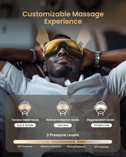 RENPHO Eyeris 3 Eye Massager with Heat and Cooling, Massaging Eye Mask
